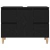 vidaXL Badev&aelig;relsesskabsunder Sort eg 80 x 33 x 60 cm Konstrueret tr&aelig;