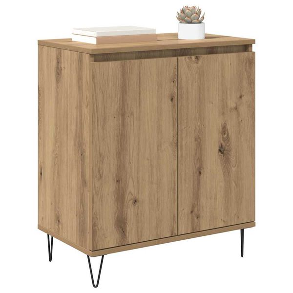 vidaXL Sideboard Artisan Egetr&aelig; 60 x 35 x 70 cm Konstrueret tr&aelig;