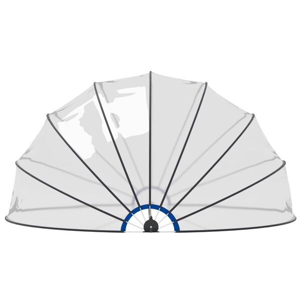 vidaXL poolkuppel 559x275 cm