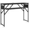 vidaXL Konsolbord Sort eg Konstrueret tr&aelig; 105x30x75cm