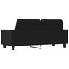vidaXL 2-personers sofa 140 cm stof sort