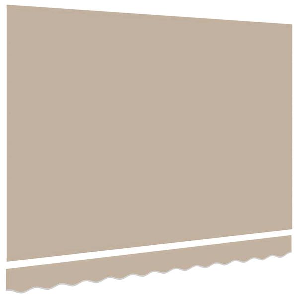vidaXL Reservedug til markise Beige 300 x 250 cm Kanvas