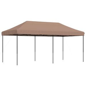 vidaXL Party Tent 292 x 580 x 315 cm Brun Oxford stof