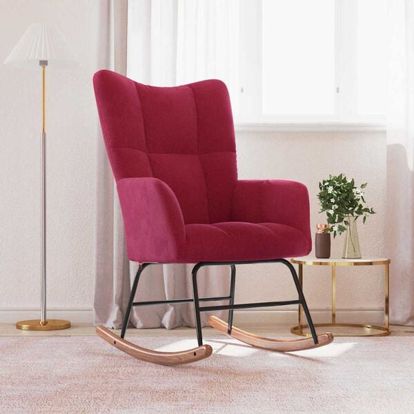 vidaXL gyngestol fl&oslash;jl vinr&oslash;d