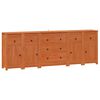 vidaXL Sideboard 5 stk. VoksBrun 226 x 35 x 80 cm Massivt fyrretr&aelig;