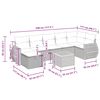 vidaXL sofas&aelig;t til haven 8 dele med hynder polyrattan gr&aring;