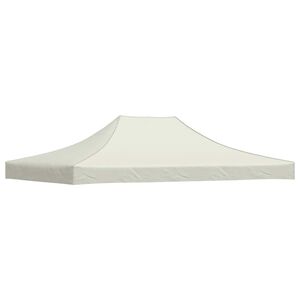 vidaXL tag til festtelt 4x3 m 270 g/m&sup2; cremefarvet