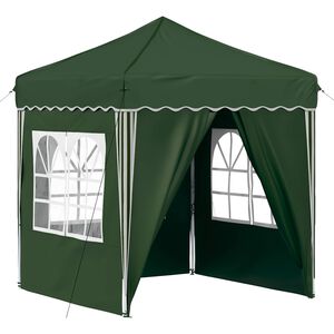 vidaXL Pop-up Festtelt 195 x 195 x 245 cm Gr&oslash;n Oxford stof