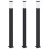 vidaXL pullertlamper 3 stk. 110 cm sort IP44