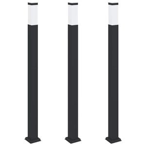 vidaXL pullertlamper 3 stk. 110 cm sort IP44