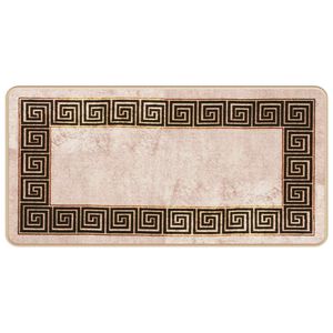 vidaXL T&aelig;ppe Runner MARSA Sort 50 x 100 cm Polyester og PVC