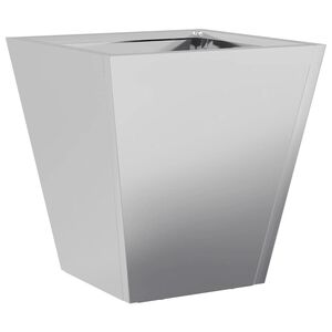 vidaXL plantekrukke 30x30x30 cm galvaniseret st&aring;l
