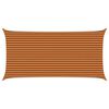 vidaXL Solskygge sejl Orange og Brun 6 x 3 m 100% polyester Oxford
