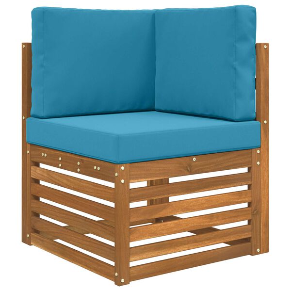 vidaXL Udend&oslash;rs Sofa Pude 3 pcs Kongelig bl&aring; Polyester