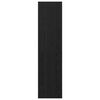 vidaXL Garderobeskab Sort eg 100 x 50 x 200 cm Konstrueret tr&aelig;