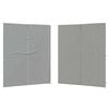 vidaXL Festasidev&aelig;g 2 pcs Lysegr&aring; 200 x 195 cm PE og st&aring;l