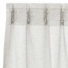 vidaXL Voile Gardin med gardiner 2 pcs Creme 260 x 140 cm Polyester