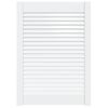 vidaXL skabsl&aring;ge 69x49,4 cm lameldesign massivt fyrretr&aelig; hvid