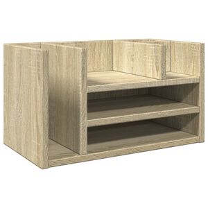 vidaXL dueslag til skrivebord 44,5x24x25 cm konstrueret tr&aelig; sonoma-eg