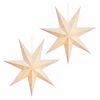 vidaXL Julebelysning RAAHE 2 stk. 10 LED'er Varm hvid 45 x 6 x 45 cm
