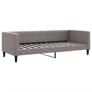 vidaXL daybed 80x200 cm stof gr&aring;brun