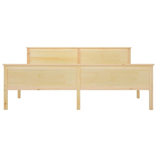 vidaXL sengeramme 180x200 cm massivt fyrretræ