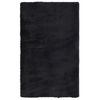 vidaXL shaggy gulvt&aelig;ppe NAVARRA 80x150 cm h&oslash;je luv polyester sort