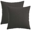 vidaXL Pudebetr&aelig;k 2 pcs HEERLEN M&oslash;rkegr&aring; 35 x 35 cm
