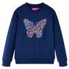 Sweatshirt til b&oslash;rn str. 92 marinebl&aring;