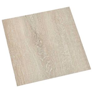 vidaXL Selvkl&aelig;bende Gulvplanker Brun og Beige 30,5 x 30,5 cm 20 stk.