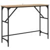vidaXL Konsolbord Artisan Egetr&aelig; 100 x 32 x 75 cm Konstrueret tr&aelig;