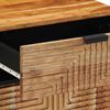 vidaXL Natskab med skuffe Brun 50 x 33 x 60 cm Massivt akacietr&aelig;