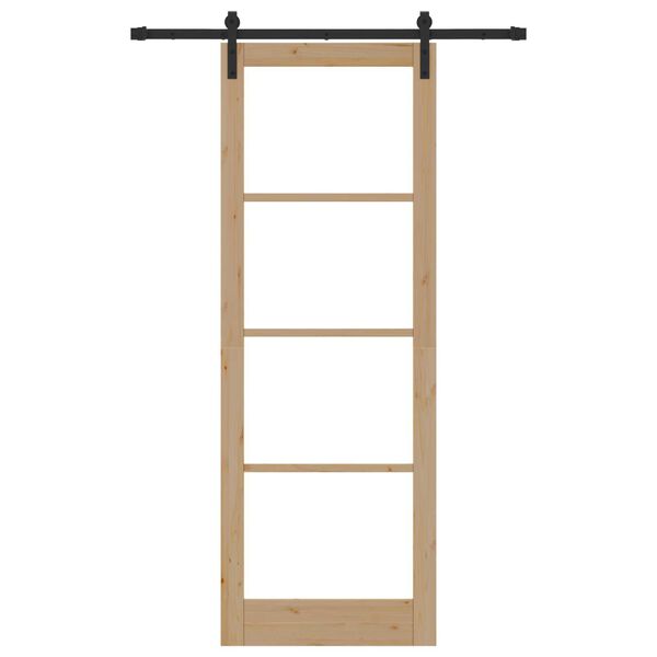 vidaXL Skydedør ORKDAL Naturfarvet 83 x 232 cm