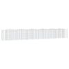 vidaXL buet gabion-h&oslash;jbed 600x50x100 cm galvaniseret jern