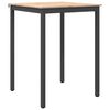 vidaXL Barbord 80 x 80 x 105 cm Massiv fyrretr&aelig; Naturfarvet Firkantet
