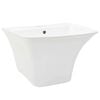 vidaXL Vask Hvid 53 x 44 x 37 cm Glaseret Keramik