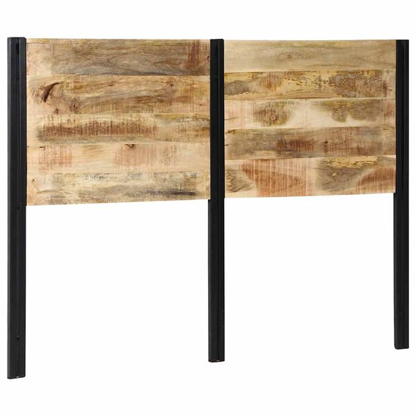 vidaXL hovedg&aelig;rde 140 cm massivt mangotr&aelig; og jern