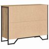 vidaXL Sideboard med skuffe Artisan Egetr&aelig; 97 x 32,5 x 74,5 cm