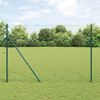 vidaXL Hegnsp&aelig;l Gr&oslash;n 100 x 1,5 m (50 mm mesh) St&aring;l og PVC