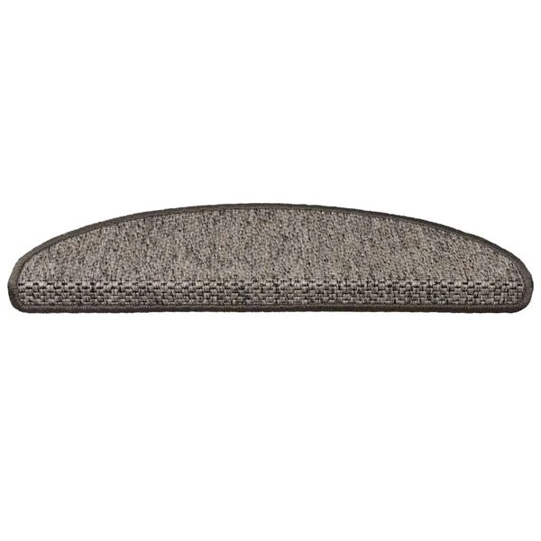 vidaXL selvkl&aelig;bende trappem&aring;tter 15 stk. 65x21x4 cm sisal gr&aring;-beige