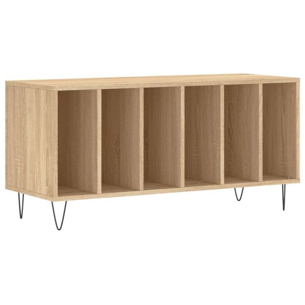 vidaXL vinylskab 100x38x48 cm konstrueret træ sonoma-eg