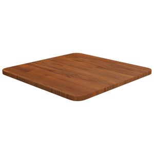 vidaXL firkantet bordplade 40x40x1,5 cm behandlet massivt eg m&oslash;rkebrun