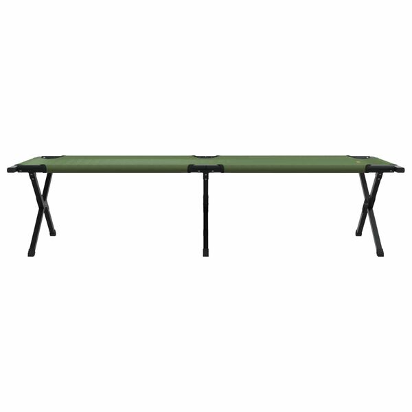 vidaXL Foldende Camping Seng Grøn 193 x 69 x 45 cm Oxford stof