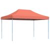 vidaXL foldbart pop up-festtelt 440x292x315 cm terracotta