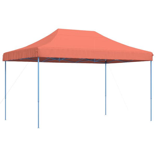 vidaXL foldbart pop up-festtelt 440x292x315 cm terracotta