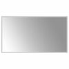 vidaXL LED badev&aelig;relsesspejl Transparent 90 x 50 cm h&aelig;rdet glas