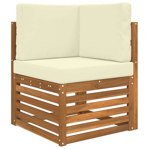 vidaXL Udend&oslash;rs Sofa Pude 3 pcs Creme Polyester