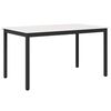 vidaXL Spisebord Hvid 150 x 90 x 75 cm Massiv fyrretr&aelig;