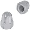 vidaXL Skruen 2 pcs S&oslash;lv M6 x 10 mm Jern