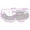 vidaXL sofaes&aelig;t til haven 7 dele med hynder polyrattan gr&aring;